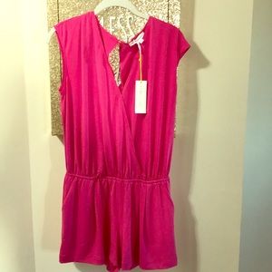 Hot pink BCBG new with tags romper